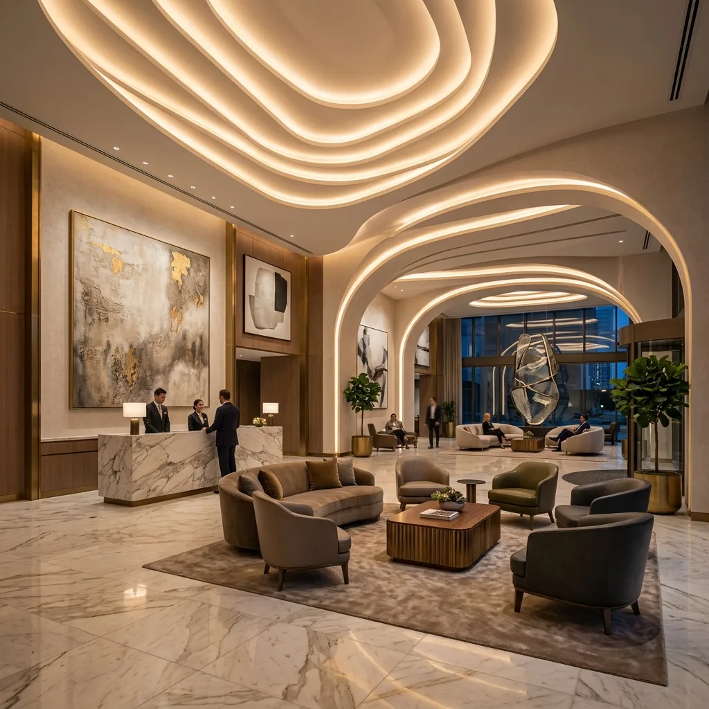Hospitality interior by Linear Concepts